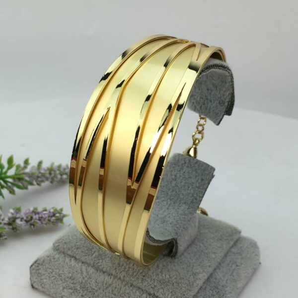 Dual Texture Elegance Bracelet