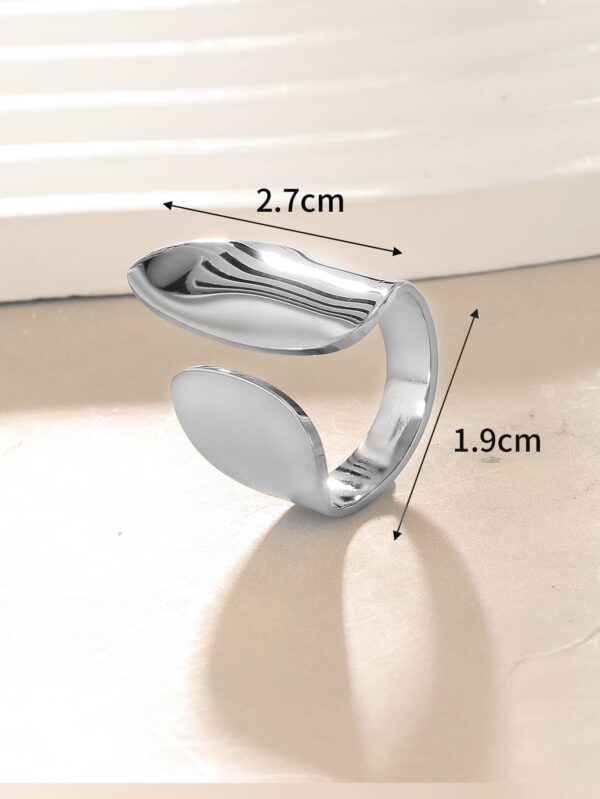 Bold Geometric Open Ring - Image 4
