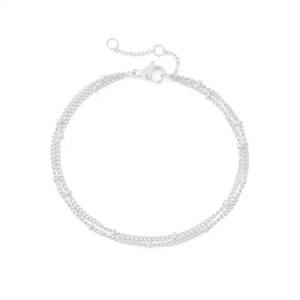 Satellite Double Layer Chain Bracelet - Image 4