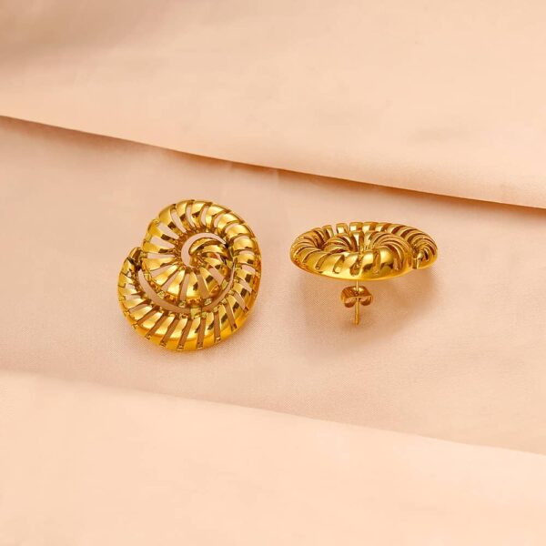 Aurelia Spiral Earrings - Image 4