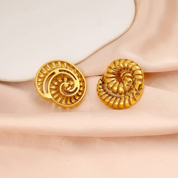 Aurelia Spiral Earrings - Image 3